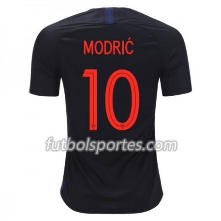 Camisetas Croacia Modric 10 Segunda Equipacion Mundial 2018